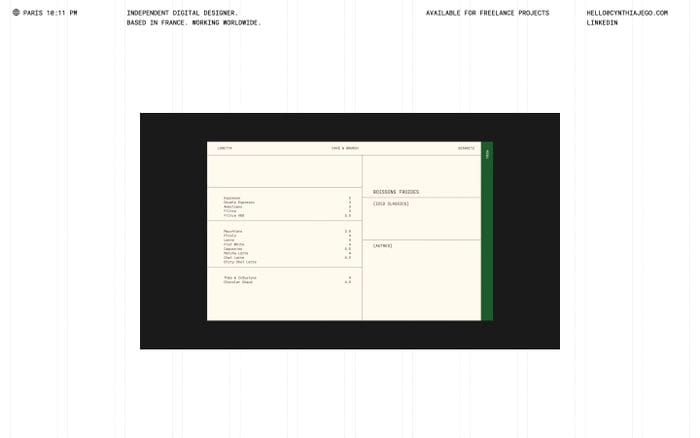 Cynthia Jego website preview