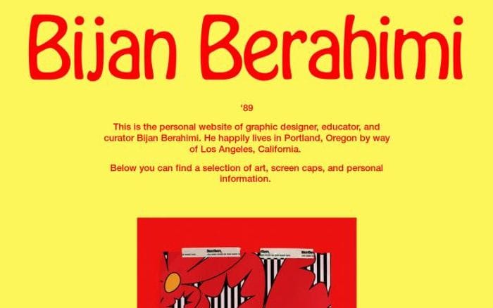 Bijanberahimi website preview