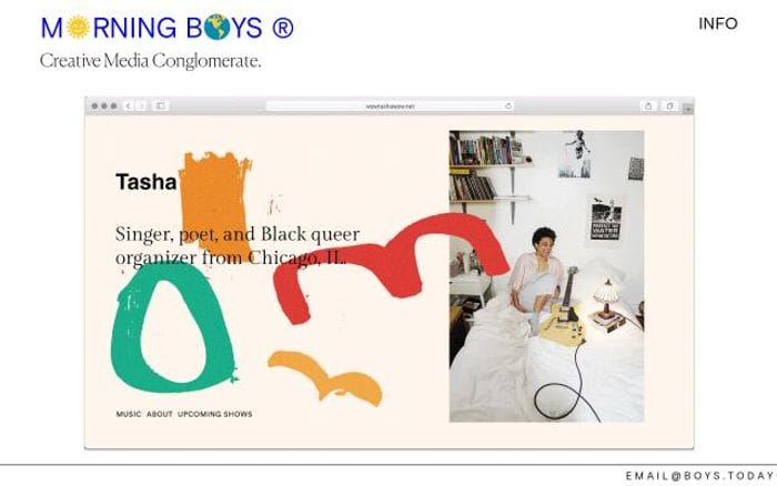 Boys website preview