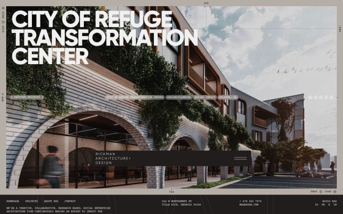 Rickman Architecture + Design website preview