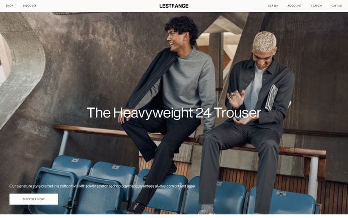 Lestrange website preview