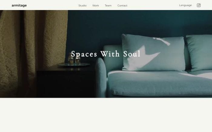 Armitagestudio website preview