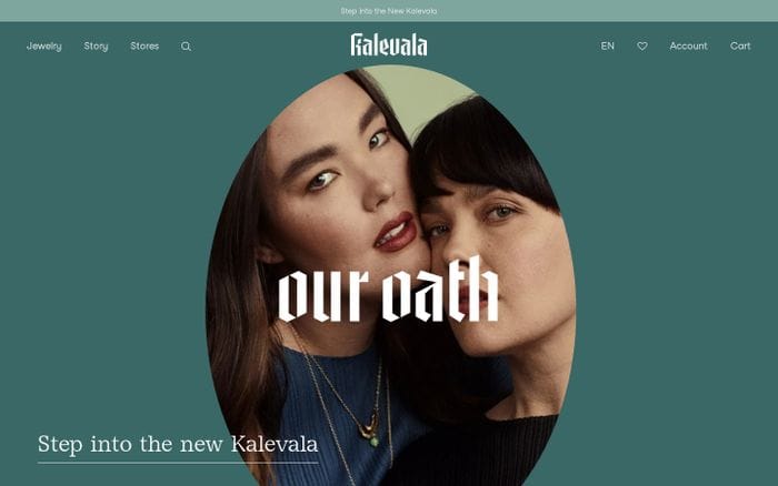 Kalevala website preview