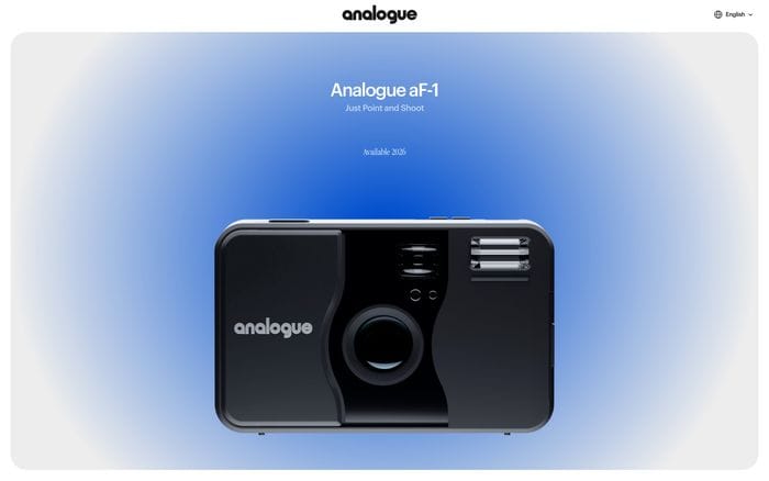 Analogue Af-1 website preview