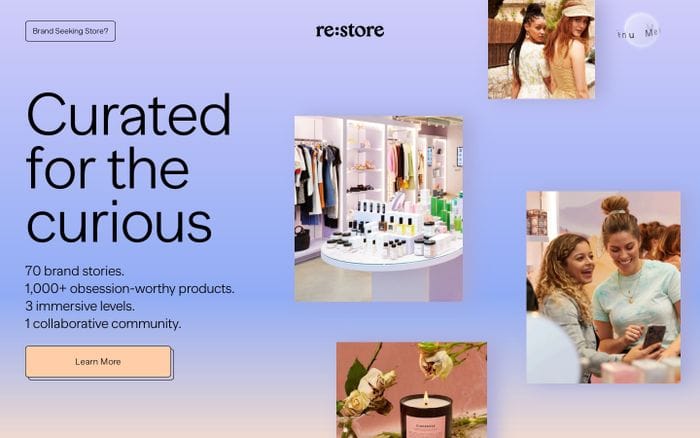Re:store website preview