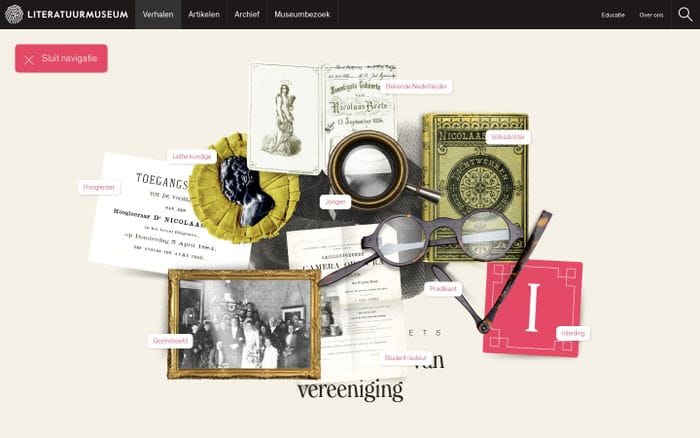 Een Middelpunt van Vereeniging - Nicolaas Beets - Literatuurmuseum - Literatuurmuseum website preview