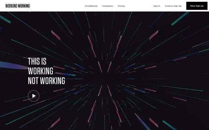 Workingnotworking website preview