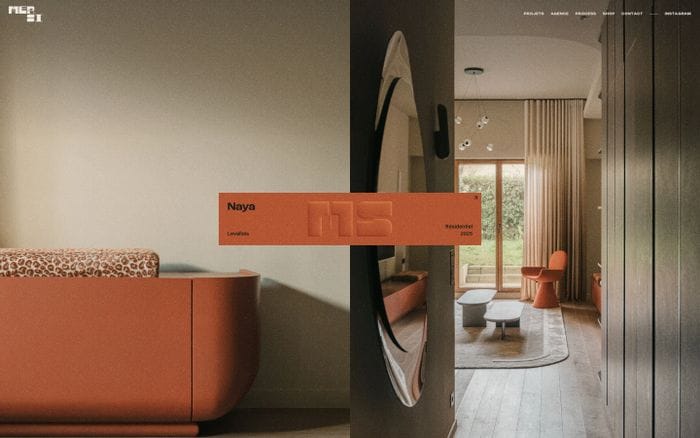 Mersi Architecture website preview