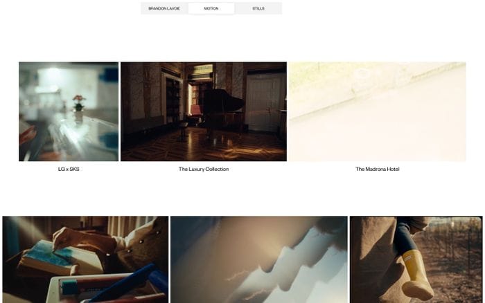 Brandon Lavoie website preview