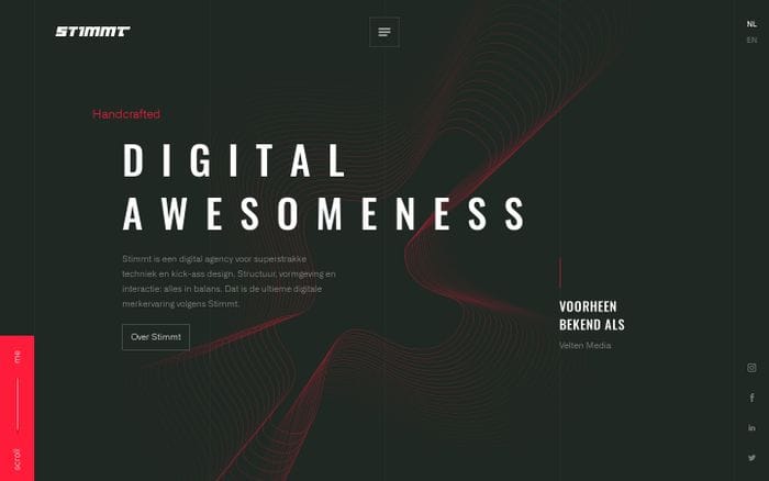 Stimmt - Digital awesomeness website preview