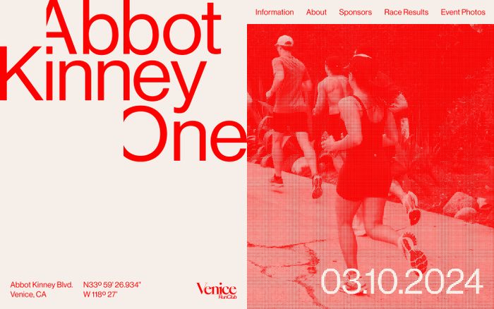 Abbot Kinney One website preview