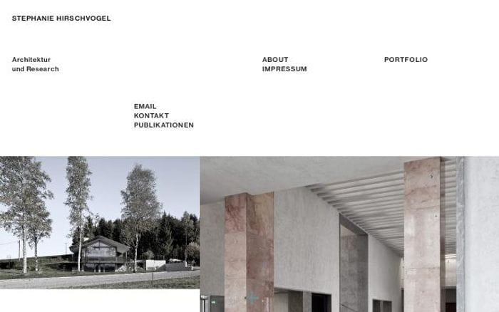 Stephaniehirschvogel website preview