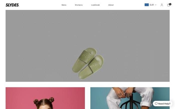 Slydes website preview