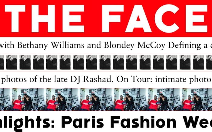 The Face website preview
