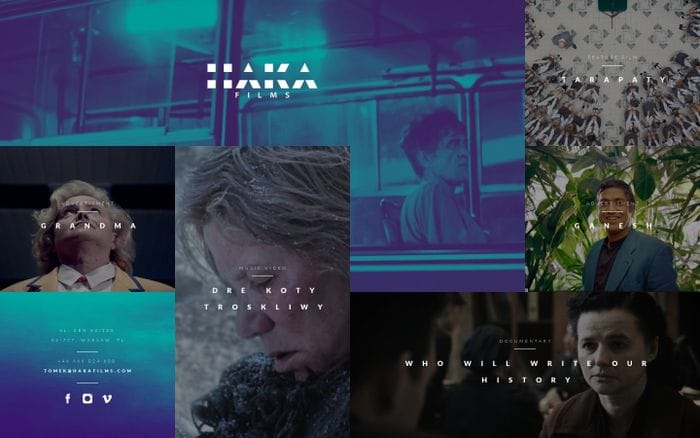 Haka Films website preview