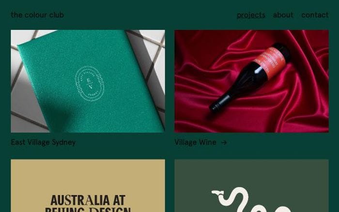 Thecolourclub website preview