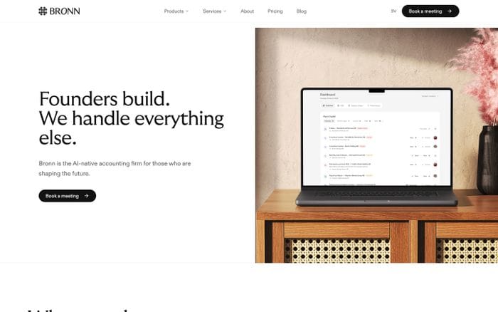 Bronn website preview