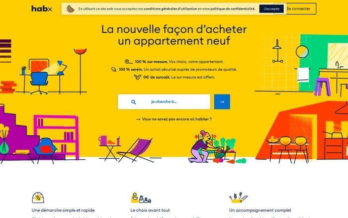 habx - La nouvelle façon d'acheter un appartement neuf. website preview