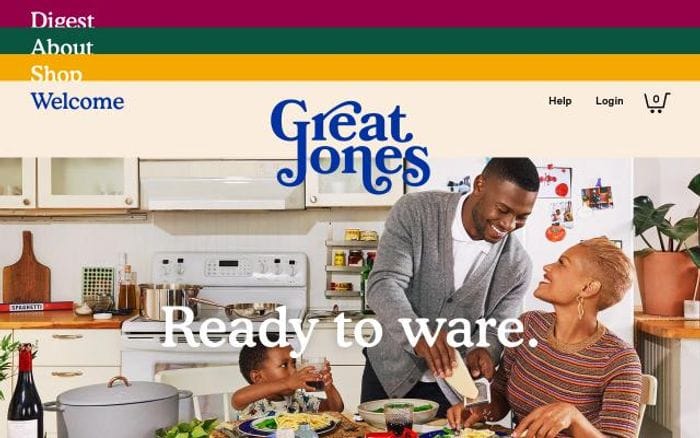 Greatjonesgoods website preview