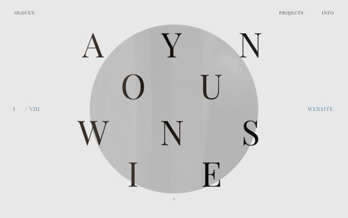 Olivier Ouendeno - Digital Art Director website preview