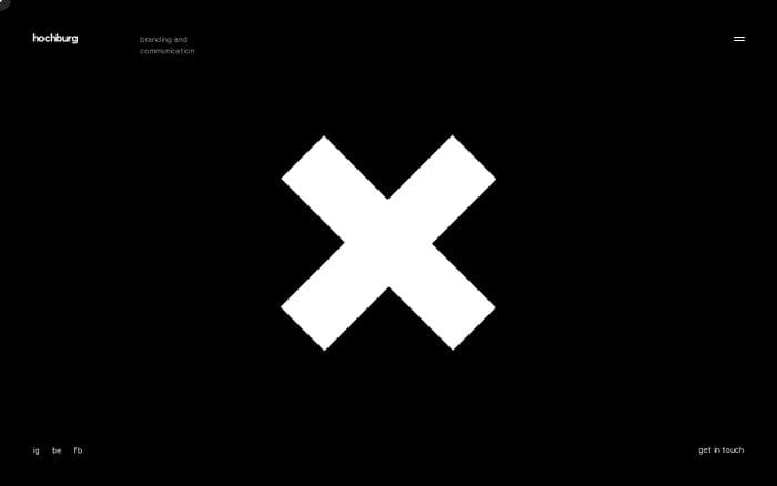 Hochburg | Designstudio Stuttgart website preview