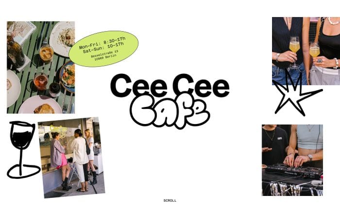 Cee Cee Cafe website preview
