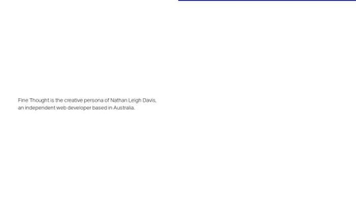 Finethought website preview