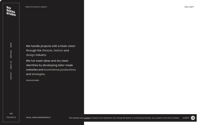 Six Socks Studio website preview