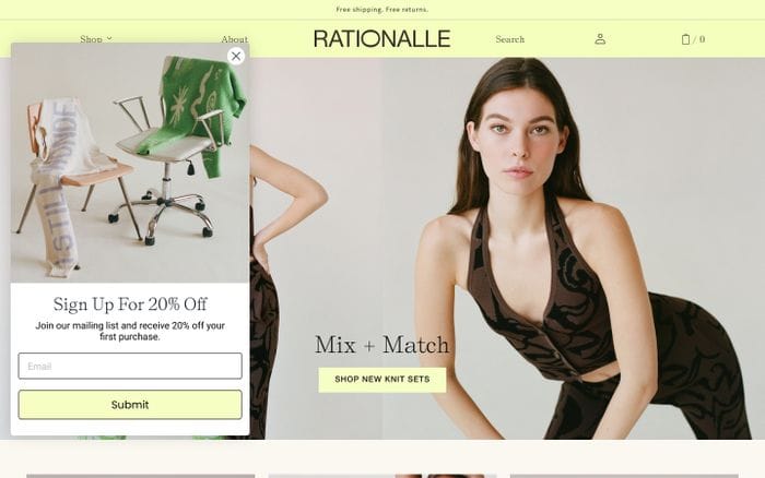 Rationalle website preview