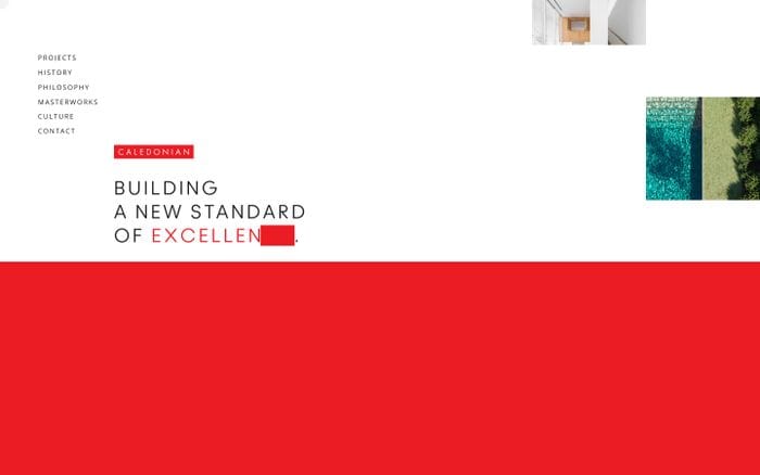 Caledonian website preview