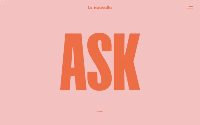 La nouvelle website preview