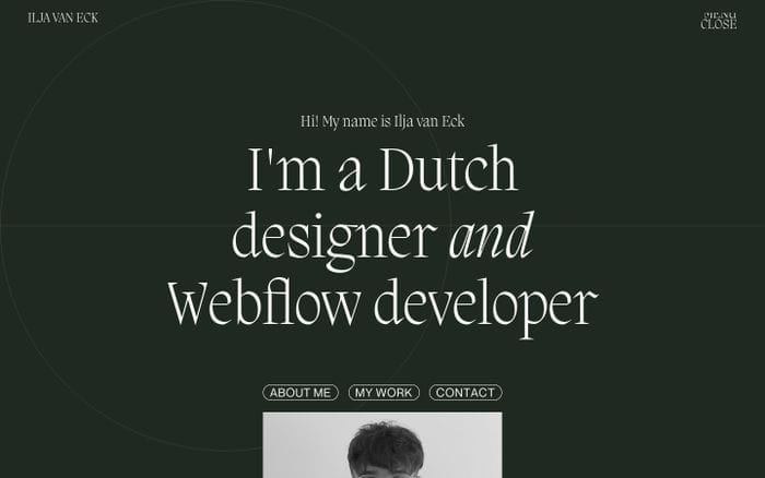 Ilja van Eck website preview