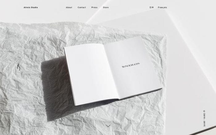 Atroistudio website preview