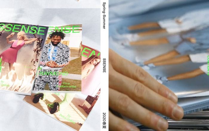 Ssense Magazine website preview