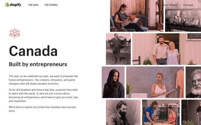Canada website preview