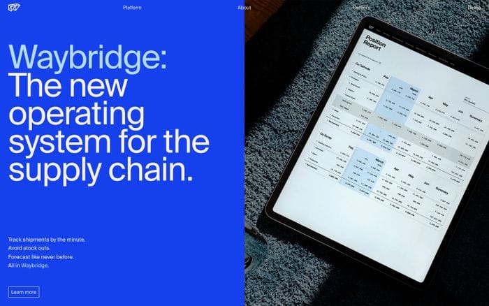 Waybridge website preview