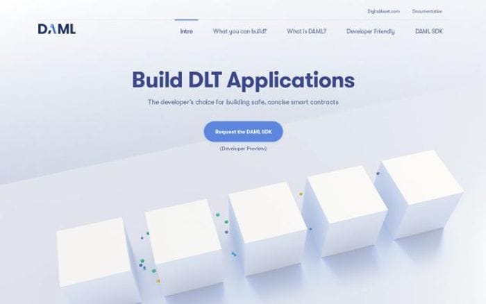 Daml website preview