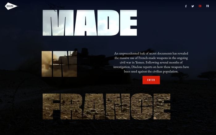 Made in France website preview