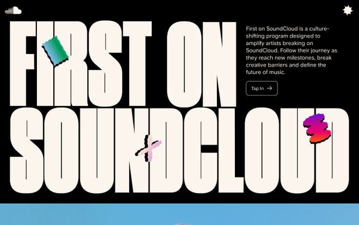 First on Soundcloud website preview