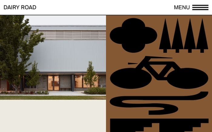 Dairy Road website preview