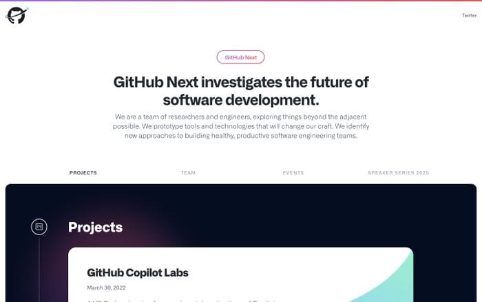 Github next website preview