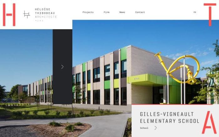 Htarchitecte website preview