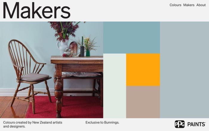PPG Makers website preview