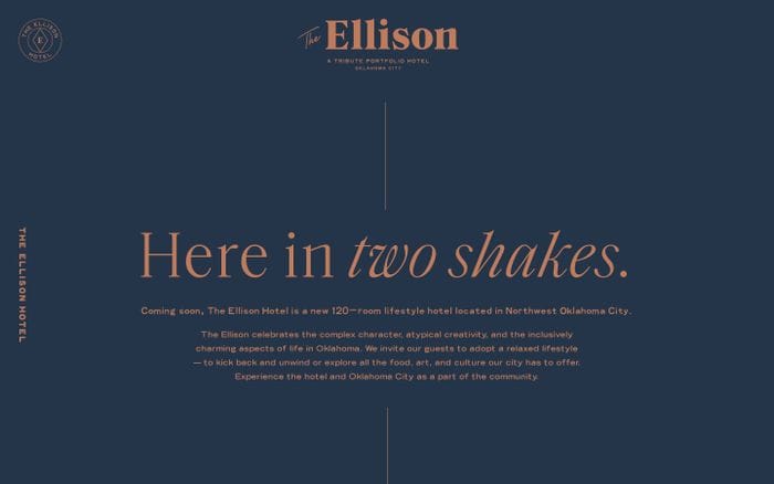  The Ellison website preview