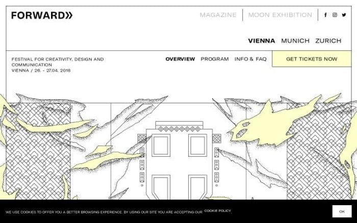 Forward-festival website preview