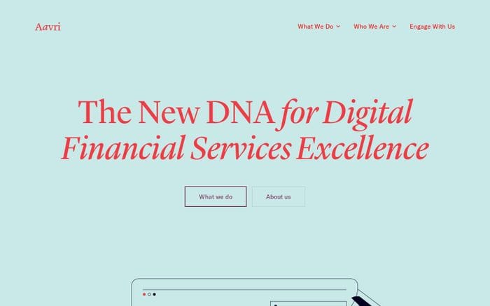 Aavri website preview