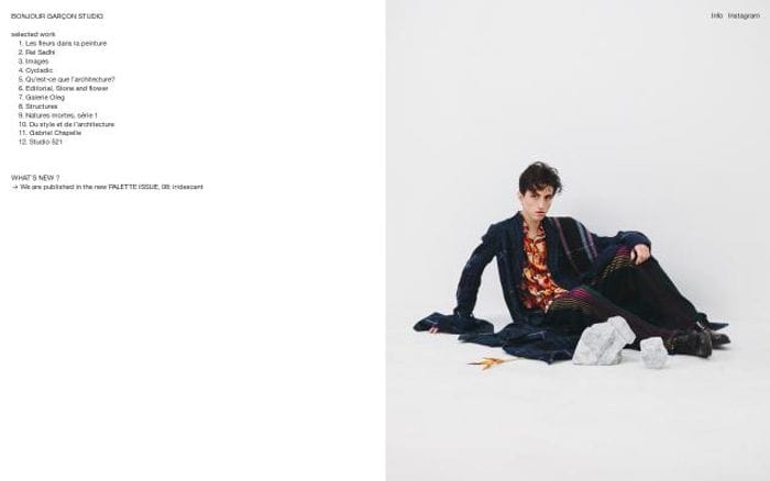 Bonjourgarcon website preview
