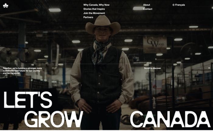 Lets Grow Canada website preview