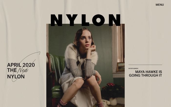 Nylon website preview