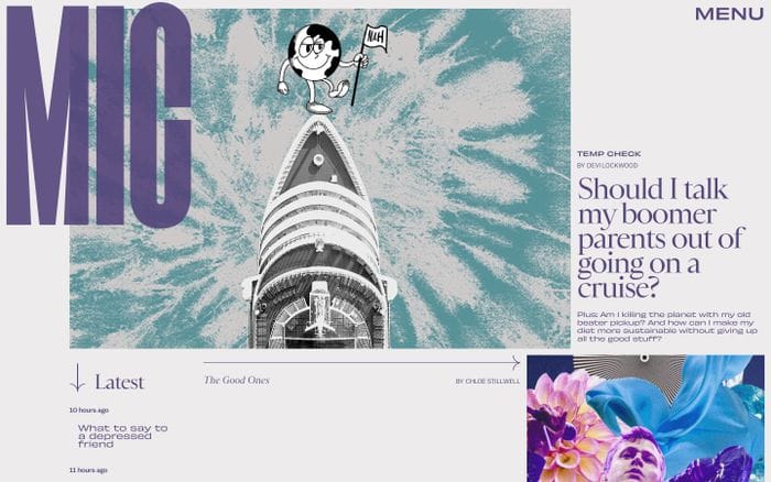 Mic website preview